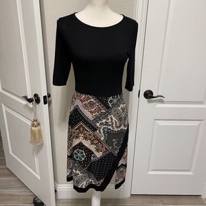 Le Lis Anetta 2fer Knit Dress- Size Small